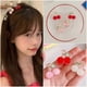 thumbnail image 5 of Charm Cherry Hair Claws10PCS Lovely Hair Styling Accessories for Girls Women for Daily Wear and Gifting Hair Decors White, 5 of 5