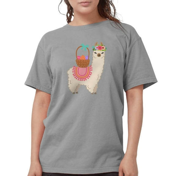CafePress - EASTER ALPACHA T Shirt - Womens Comfort Colors® Shirt