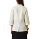 thumbnail image 3 of Blazers informales para mujeres verano 3/4 de manga ligera de algodón y lino chaqueta blazer XS beige, 3 of 6