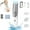 White, variant on OhhGo Baby Hair Clipper with Vacuum, Kids Hair Clippers Kit with 3 Guide Combs, IPX7 Waterproof, Vacuum & Cordless Use for Baby Children Infant - White