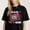 Black-1, variant on 90s Themed Printing T Shirt for Women Retro TV and RAD Design Tee