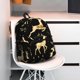 thumbnail image 5 of Disketp Christmas Gold Deers Mochila Ligera Clásica con Múltiples Bolsillos, Mochila Casual para Hombre y Mujer, Ideal para Escuela, Trabajo y Viajes, 5 of 6