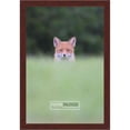 thumbnail image 3 of 8x16 Mahogany Wood Picture Frame - UV Acrylic, Foam Board Backing, Hanging Hardware, 3 of 9