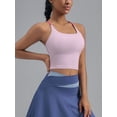 thumbnail image 5 of PISONIC Women's Sports Bra - Breathable & Comfortable Yoga & Fitness Top with Straps, Medium Stretch, Non-Padded, Perfect for Workouts & Casual Wear, Workout Clothes, 5 of 12