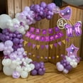 thumbnail image 3 of MMTX Purple Butterfly Balloon Garland, 30-Piece Purple Gold Party Decorations, 3 of 8