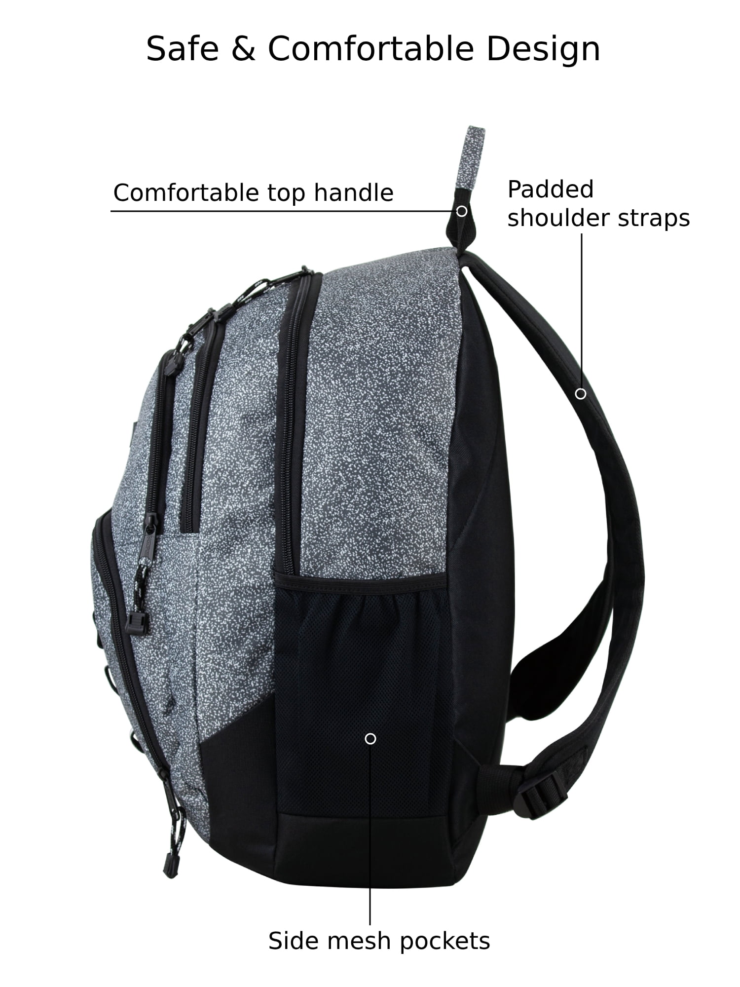 Eastsport Unisex Rally Sport 2.0 Backpack, Static Dots
