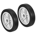 thumbnail image 1 of Unique Bargains 4.7' 2 Pack Universal Air Compressor Wheel with 0.7' Dia. Hole, 1 of 5
