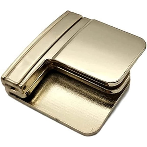 Waistband Tightener, Invisible Belt for Women, Metal Multi-Function Adjustment Lazy Portable Folding Belt Buckle to Show off Your Perfect Figure while Tightening Your Belt, Gold