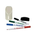 thumbnail image 1 of Quartet Magnetic Mini Accessory Cup, 4 Markers, 1 Eraser, Whiteboard Accessories, White, 1 of 3