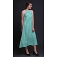 thumbnail image 3 of Bimba Robe de Plage d'Été pour Femmes, Dos Nu, Col Licou, Imprimée Teinture sur Nœuds - Petit, 3 of 6