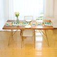 thumbnail image 3 of Yayeee Table Runner 70 inches Long Home Kitchen Dinning Party Decoration, Retro Orange Floral, 3 of 7