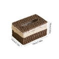 thumbnail image 3 of Straw Woven Tissue Box Cover, Hand-Woven Rattan Paper Towel Holder for Bathroom, Living Room, Bedroom, Kids Room, Eco-Friendly Home Decor, 3 of 5