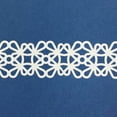 thumbnail image 3 of Wrapables Hollow Lace Pattern Washi Masking Tape 2M Length Total (Set of 2), White Daisies, 3 of 4
