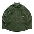 thumbnail image 1 of Men's Loose Fit Casual Work Jacket With A Shirt Style Design Long Sleeved For Spring And Autumn Wear, 1 of 6