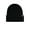 Black Soot, variant on Men's Ribbed Fleece Lined Knit Beanie,Charcoal Grey Heather