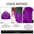 thumbnail image 4 of Cera para el cabello de colores grises Eelhoe Granny, barro para el cabello, peinado duradero, cera para cabello teñido desechable de color natural y esponjoso, 1 pieza, rojo y marrón, 4 of 5