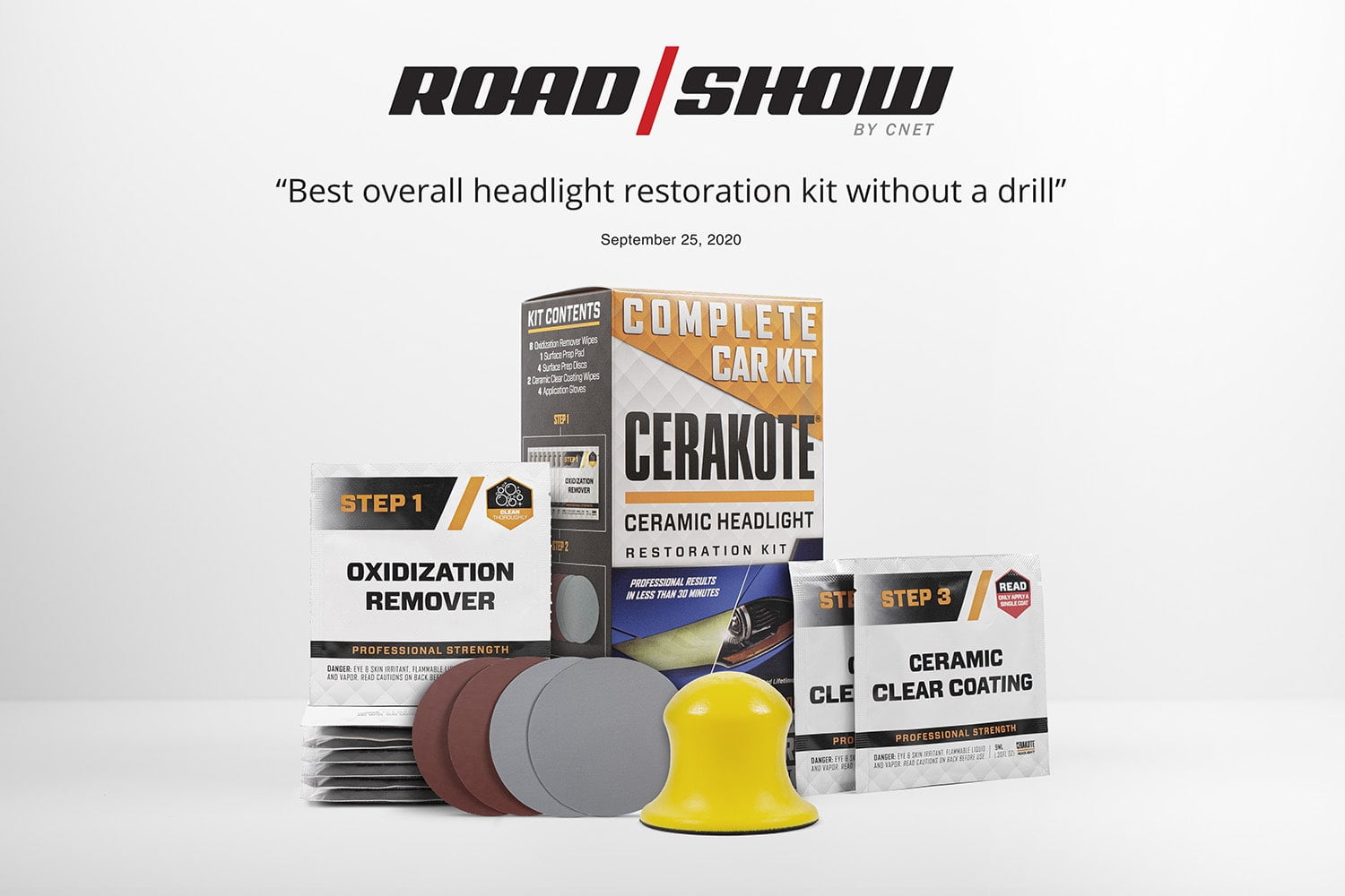 CERAKOTE Ceramic Headlight Restoration Kit – Maximum Strength Oxidation  Remover – ASA College: Florida