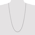 thumbnail image 5 of Auriga Fine Jewelry 14K White Gold 2.1mm Spiga Chain Necklace 30inch for Women, 5 of 6