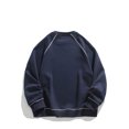 thumbnail image 4 of pstuiky mangas largas para hombre, Suéter deportivo informal de cuello redondo con bloques de color para hombre, suéter con bolsillo y manga larga, blusas de cuello redondo Tops de hombre xxxl, 4 of 9