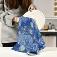 thumbnail image 6 of GZHJMY Dishcloth, Kitchen Towel, Kitchen Gifts for Restaurant, Kitchen, Party, Glowing Moon and Starry Oil Painting, 6 of 7