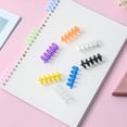 thumbnail image 3 of MasteelfCA 10pcs Notebook Binding Spines Spiral Notebook Coils Spirals Comb Bindings, 3 of 7