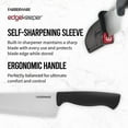 Farberware Edgekeeper Classic 7inch Santoku Knife with Black Self