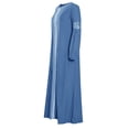 thumbnail image 4 of FcBaudy Robe à Manches Longues Col Rond, Robes pour Femmes, Robes d'Été pour Femmes, Abaya Musulmane Longue Robe Imprimée Florale Vintage Kaftan Robes Maxi Islamiques Robe pour Femmes, 4 of 9