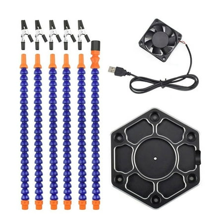 

Helping Hands Third Hand Soldering Tool 6 Flexible Arms Six Arm Soldering Station