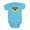 Turquoise, variant on CafePress - Ukraine Sunflower Body Suit - Cute Infant Bodysuit Baby Romper - Size Newborn - 24 Months