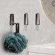 thumbnail image 4 of Gancho invisible de pared, gancho oculto sin tornillos, construcción de metal inoxidable, diseño minimalista moderno, para cocina y baño, soporte Sesolution, resistente, de grado industrial,, 4 of 6
