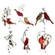 thumbnail image 2 of Adorno Wosthever pájaro cardenal rojo en rama decoración del hogar estilo B, 2 of 6