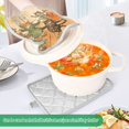 thumbnail image 3 of Yayeee Pot Holders Kitchen Heat Resistant with Pocket 7"x9.8" Cotton Oven Cooking Hot Pads, Cats in Party, 3 of 7