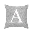 thumbnail image 1 of 45x45cm Décoration de Chambre Coussin Lettres Alphabet Anglais Taies d'Oreiller, 1 of 3