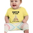 thumbnail image 1 of Party In My Crib Get It Faced T-Shirt Infant -Smartprints Designs,  12 Months, 1 of 4