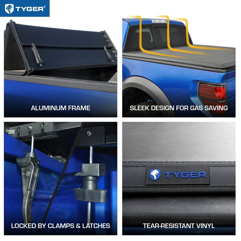 Free Shipping! Tyger Auto T3 Soft Tri-fold Truck Bed Tonneau Free Shipping! Tyger Auto T3 Soft Tri-fold Truck Bed Tonneau
