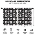 thumbnail image 2 of Blackout Kids Curtains,Black Play Ball Baseball Pattern Childrens Insulated Curtains Set Of 2,Bedroom Essentials,Toddler Room Decor 52"x63", 2 of 5