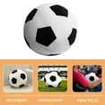 thumbnail image 2 of Almohada de peluche de fútbol suave. Juguete de peluche de fútbol. Juguete de peluche de fútbol., 2 of 6