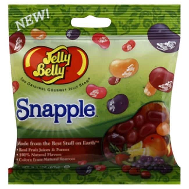 Jelly Belly Snapple Mix 3.1 oz. Peg Bag, 12 Bags