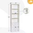 oneinmil Bookcase and Bookshelf, Floor Standing 6Story High Bookshelf