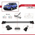 thumbnail image 3 of Compatible with Ford Explorer 5 (U502) Pre-Facelift 2011-2015 FLY Model Car Roof Rack Cross Bar Grey Aluminium 3 Bars, 3 of 7