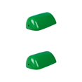 thumbnail image 1 of Ounissouiy Pantalla de lectura para decoración del hogar, accesorios de repuesto, pantalla de farmacia de escritorio, verde Verde 2Conjunto, 1 of 1