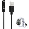 thumbnail image 1 of ccwonima [2 Pack] for TRAUSI TG08 Smart Watch Charger, Magnetic Replacement USB Charging Cable Compatible with TG08 Smart Watch Accessories(Black), 1 of 1