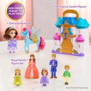 Disney Jr. Sofia the First Enchancia Castle Playset with Figures & Accessories, 12-Piece Kids Playset, Walmart Exclusive for Ages 3 Years and up