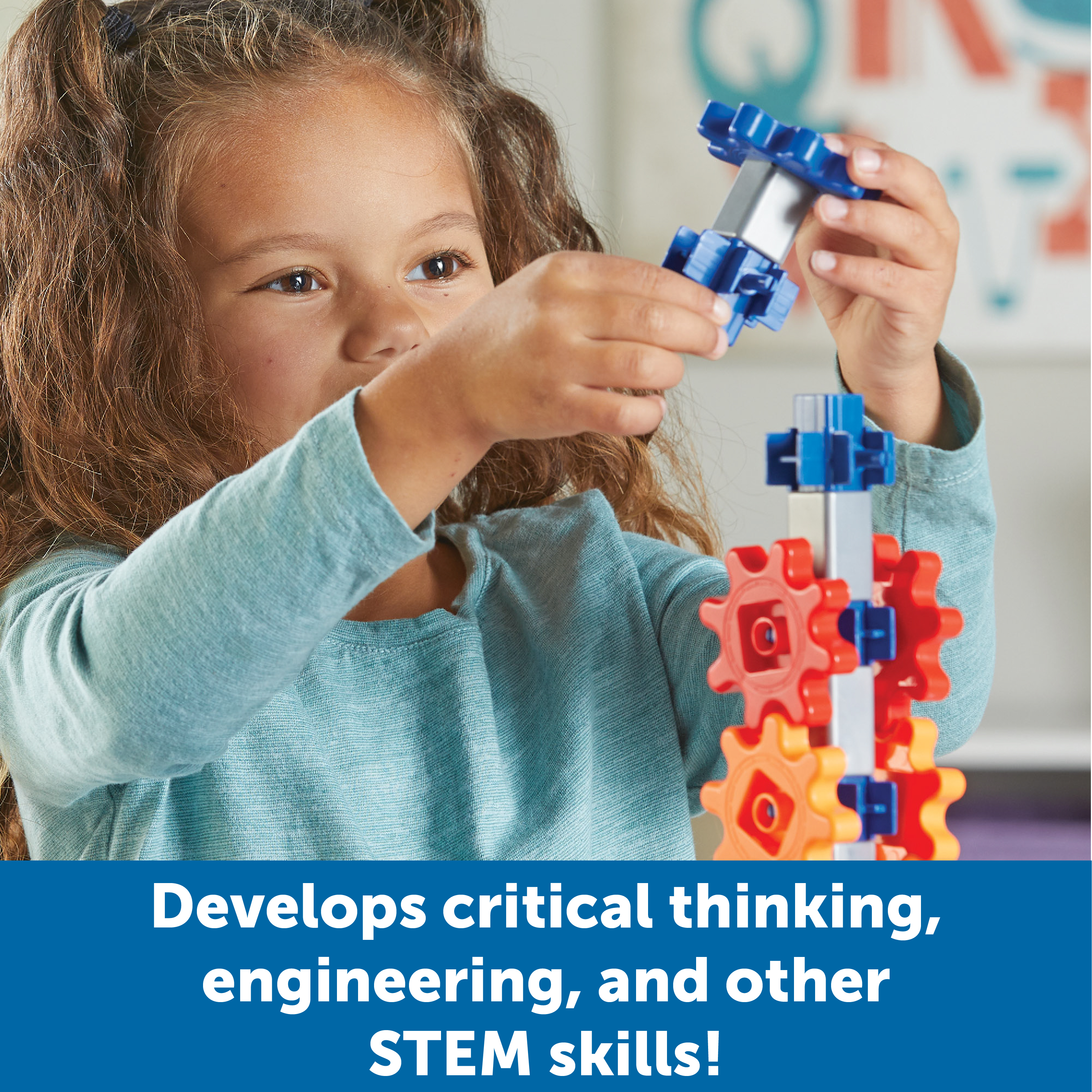 Learning Resources STEM Explorers™ Machine Makers, 60 Pieces, Ages 5+, STEM Toys, STEM Building Toys, STEM Kits, Engineering toys, build it yourself toys