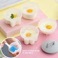 thumbnail image 4 of WIFKLSIIPG Machine à Œufs Cuits à la Vapeur pour Enfants, Antiadhésif, 4 Pcs (Rose), 4 of 8