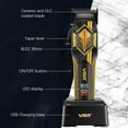 thumbnail image 5 of VGR 119 Professional Cordless Hair Clippers for Men, Rechargeable Barber Clippers with Base, Lithium-ion Battery Hair Cutting Machine with BLDC Motor and Ceramic Blades for Home and Barber, Gold, 5 of 7