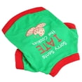 thumbnail image 2 of Camisa navideña para mascotas, diseño de empalme portátil de dos patas, linda ropa para perros para fiestas de cachorros, uso diario, vacaciones, talla XS, 2 of 14
