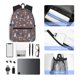 thumbnail image 4 of Balery Snowflake Fox Mochila para Mujeres y Hombres, Mochila Ligera Casual para Viajes, Mochila Clásica Básica para la Universidad, 4 of 6