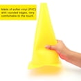 thumbnail image 3 of Conos de Entrenamiento de Tráfico Fragraim Amarillo de 12 Pulgadas, Paquete de 12, 3 of 6