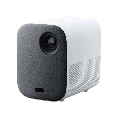 Xiaomi Mi Smart Compact Projector 2,1080P Full HD Resolution, Portable Home Theater Projector, Average 500 ANSI lumens, Up to 120’’ Large Screen,Certified Android TV™